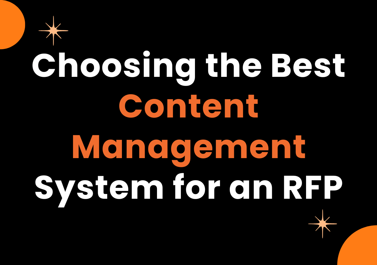 CMS for RFP management