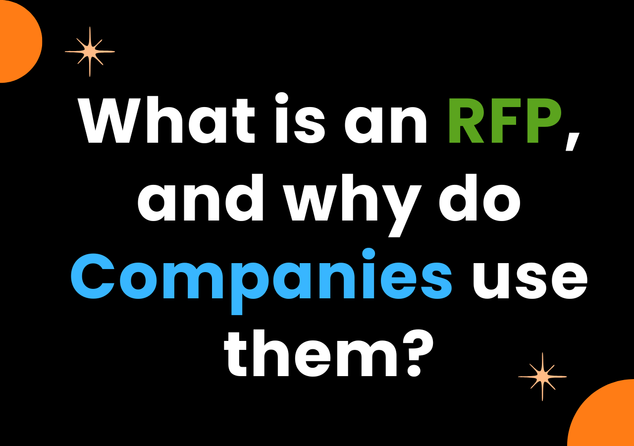 Request for Proposal (RFP) Management