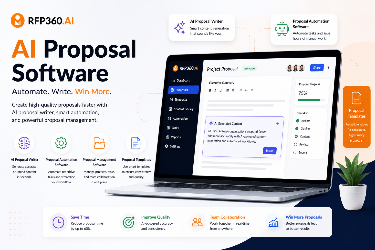 AI Proposal Software to Automate Proposal Writing & Management